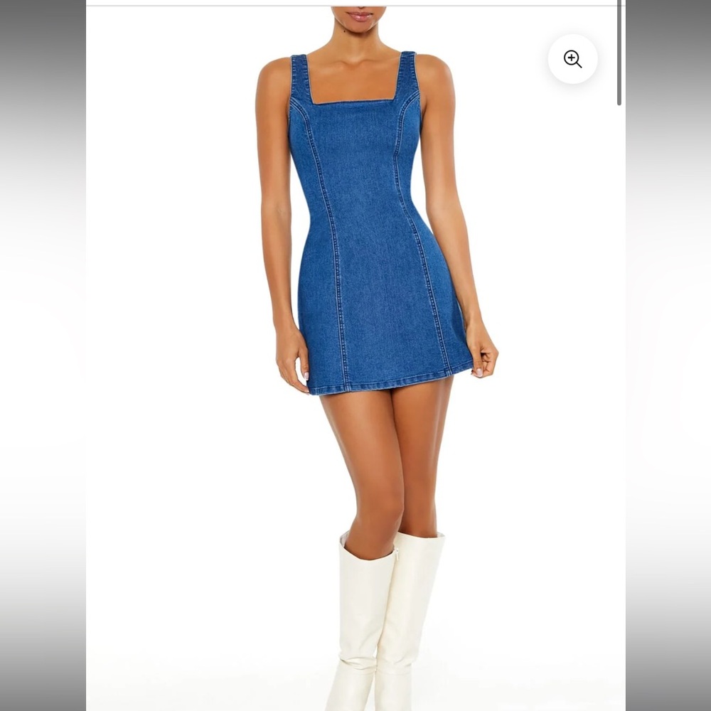 Forever 21 Blue Denim Mini Dress